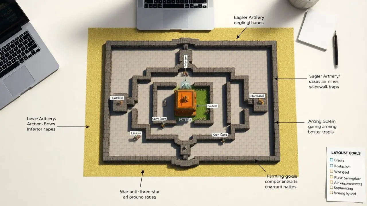 clash of clans town hall 10 base
